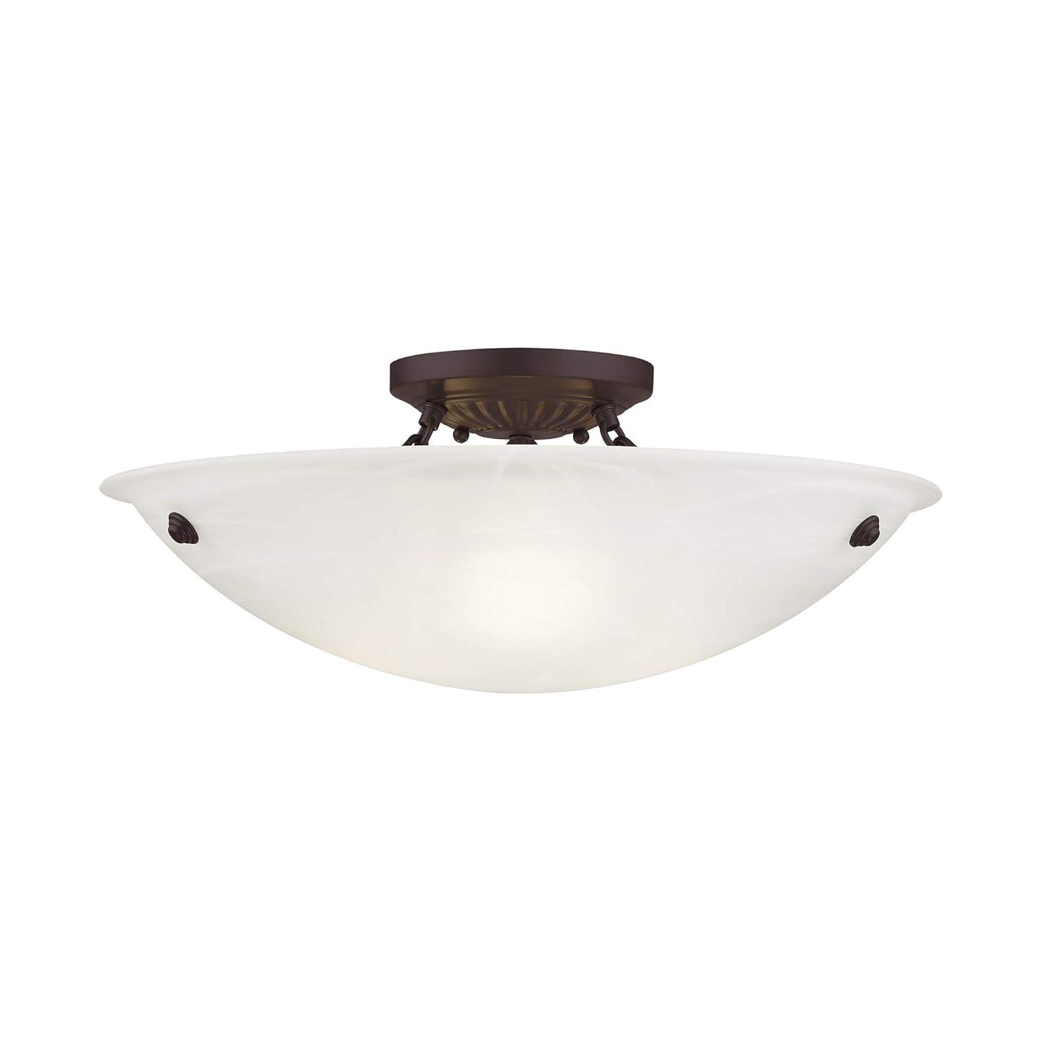 Livex Lighting Oasis 3 - Light Flush Mount in  Bronze