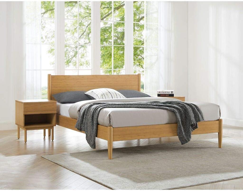 Eco Ridge by Bamax Ria Queen Platform Bed, Caramelized