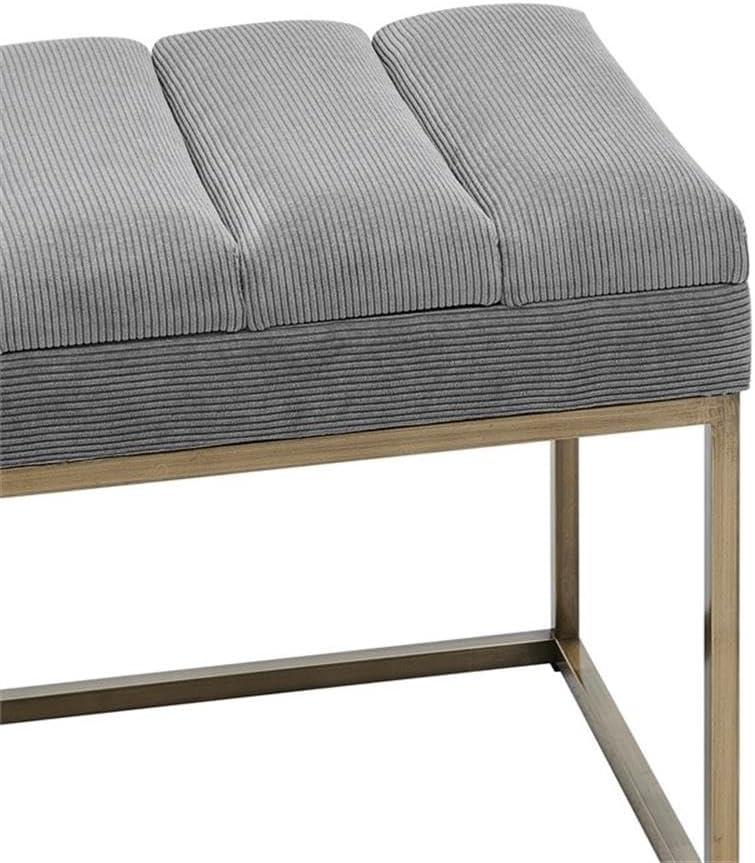 Everly Quinn Georgenia Polyester Upholstered Bench