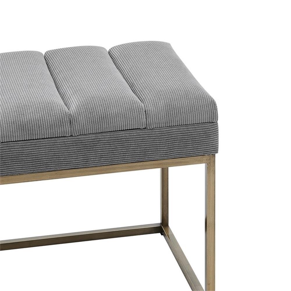 Everly Quinn Georgenia Polyester Upholstered Bench