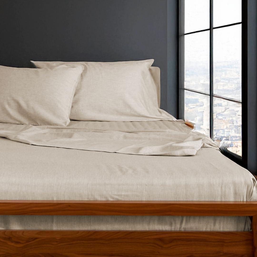 Melange Viscose From Bamboo Cotton Bed Sheets