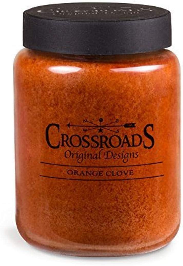 Crossroads Orange Clove Scented 2-Wick Candle, 26 Ounce
