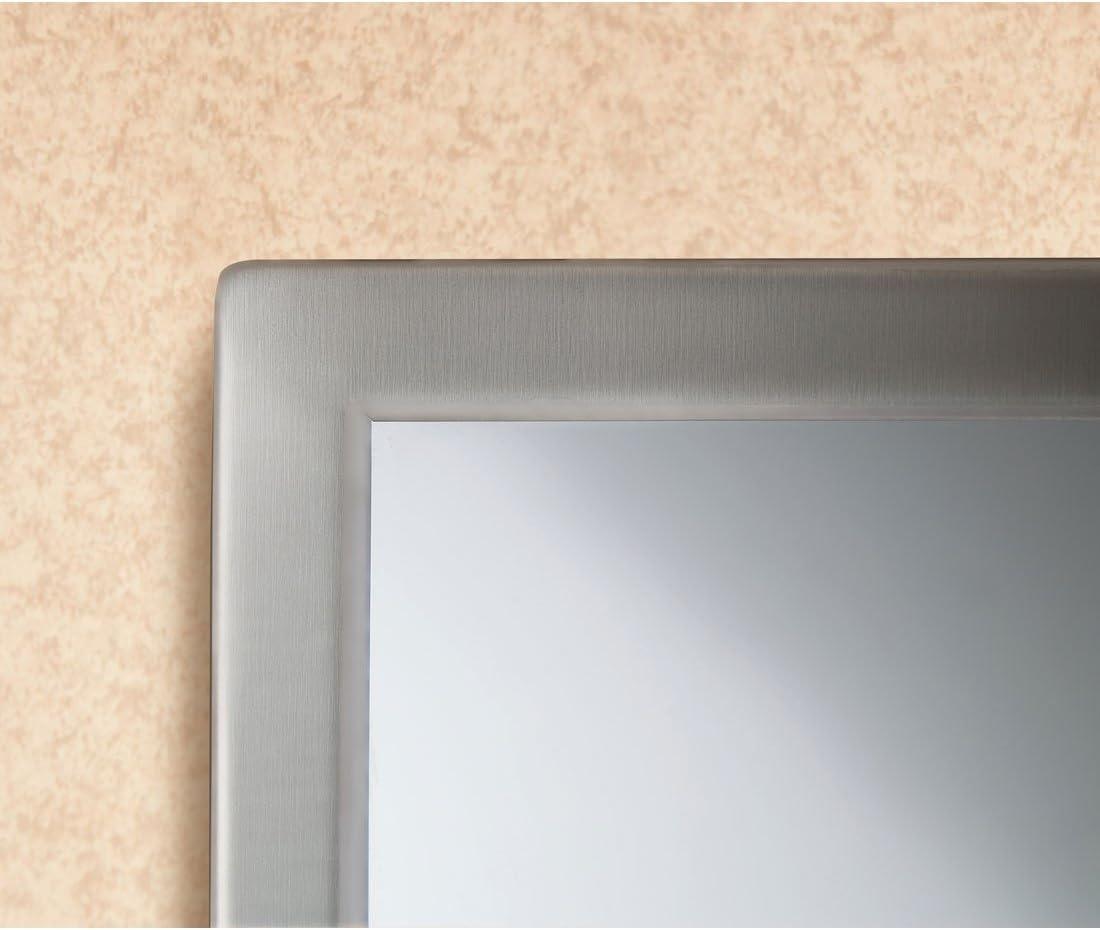 Bobrick B-290 1836 Stainless 18 x 36" Welded Frame Mirror"