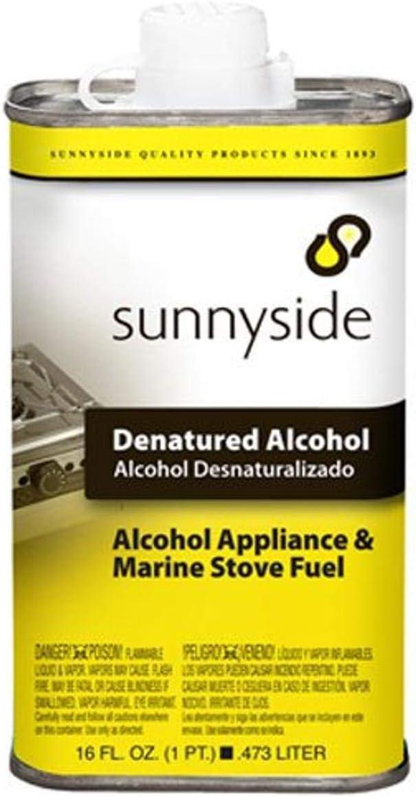 Sunnyside 83416 Denatured Alcohol Solvent, 1-Pt. - Quantity 12