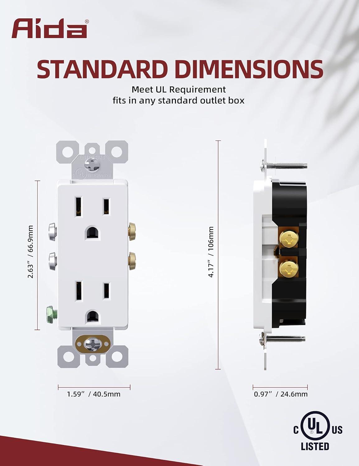 15 Tamper Resistant Decorator Outlet