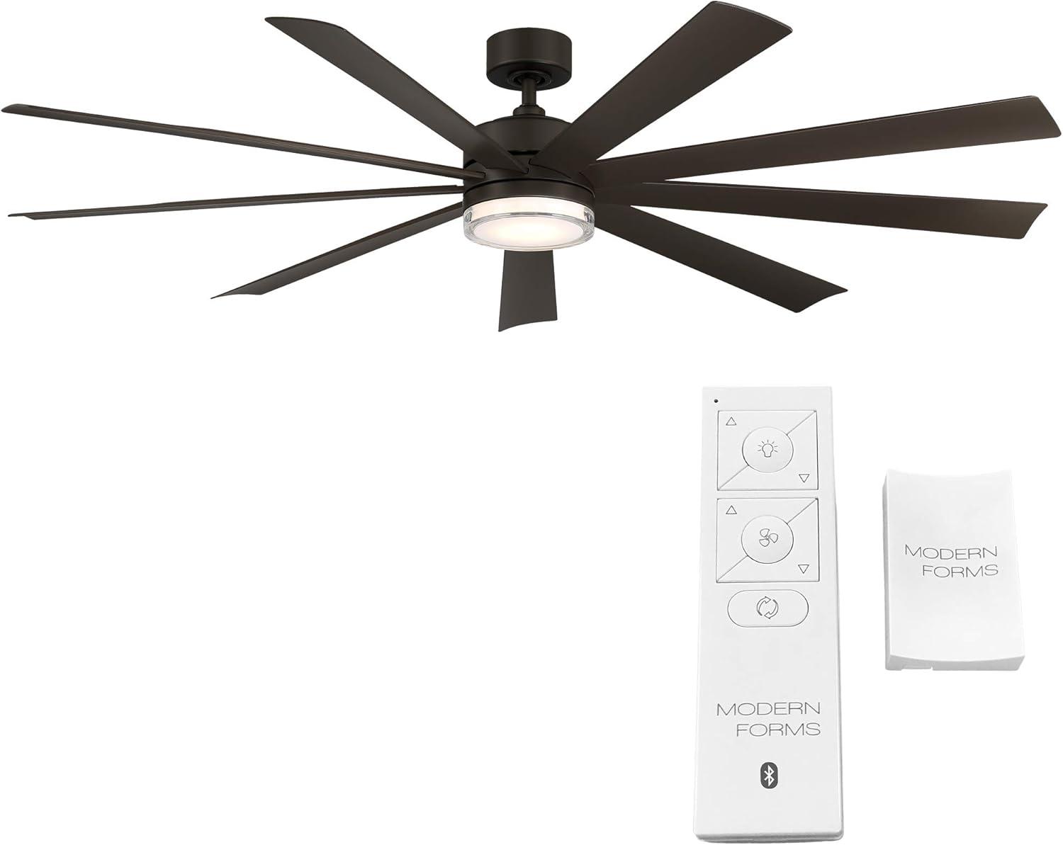 Wynd XL Bronze 72" Smart Ceiling Fan with LED Light and Remote