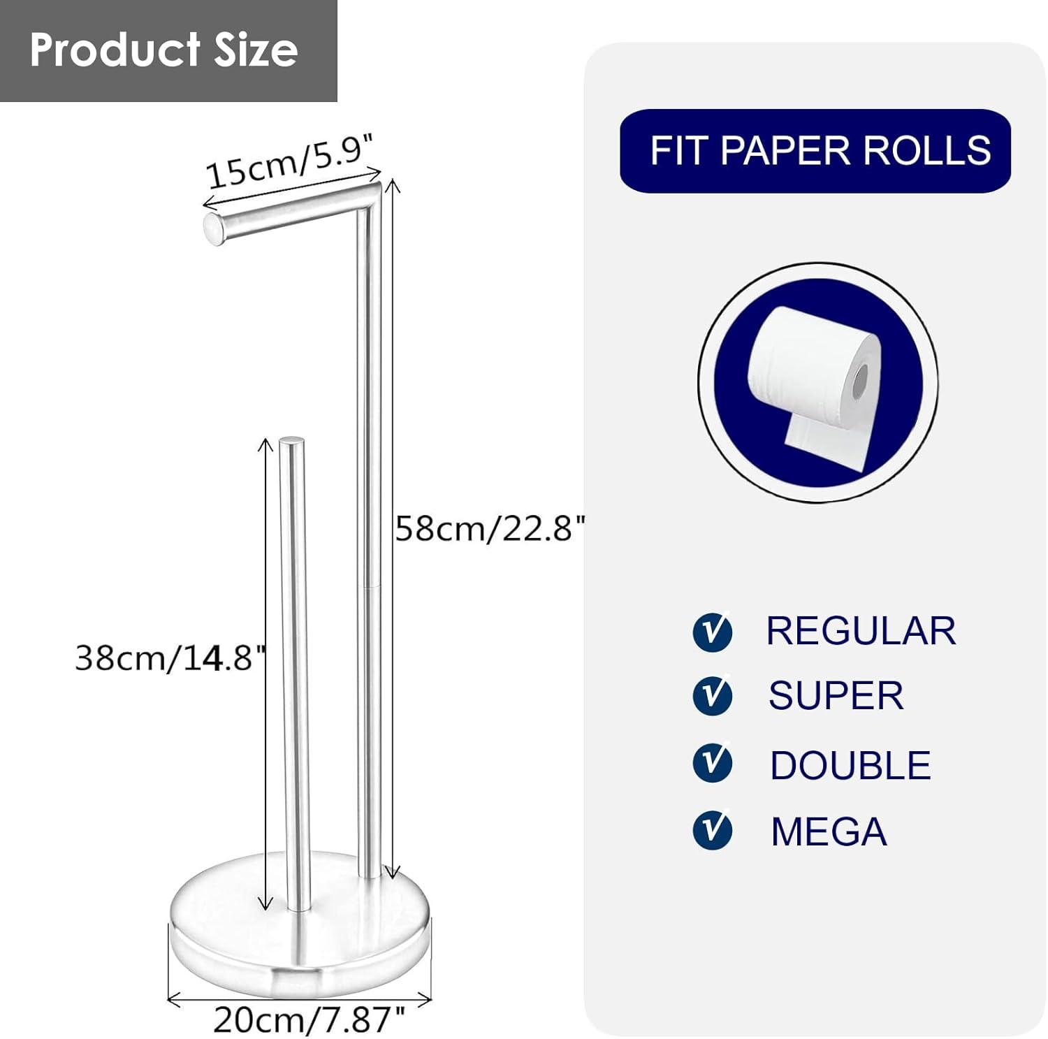 TOPEFIC HPA6LRTN02 Free Standing Toilet Paper Holder