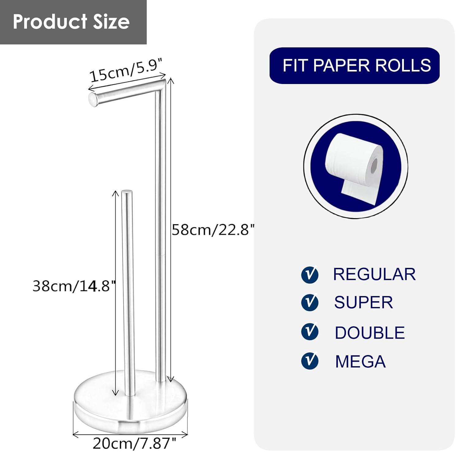 TOPEFIC HPA6LRTN02 Free Standing Toilet Paper Holder