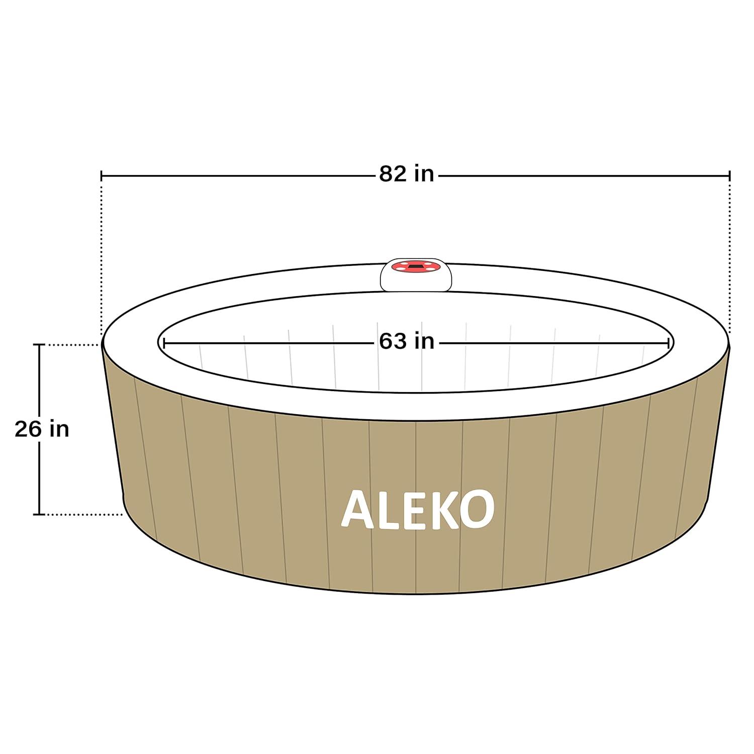 ALEKO Aleko Jet Inflatable Hot Tub