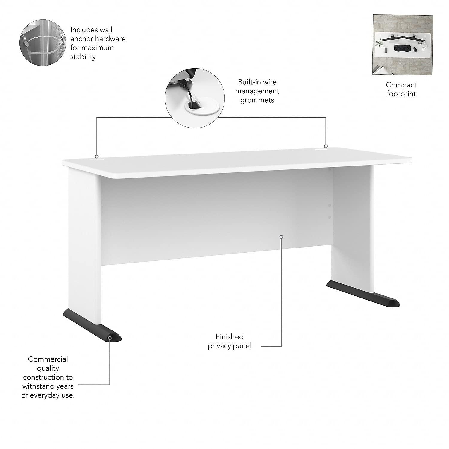Bush Business Furniture Studio A Computer Desk | Wayfair