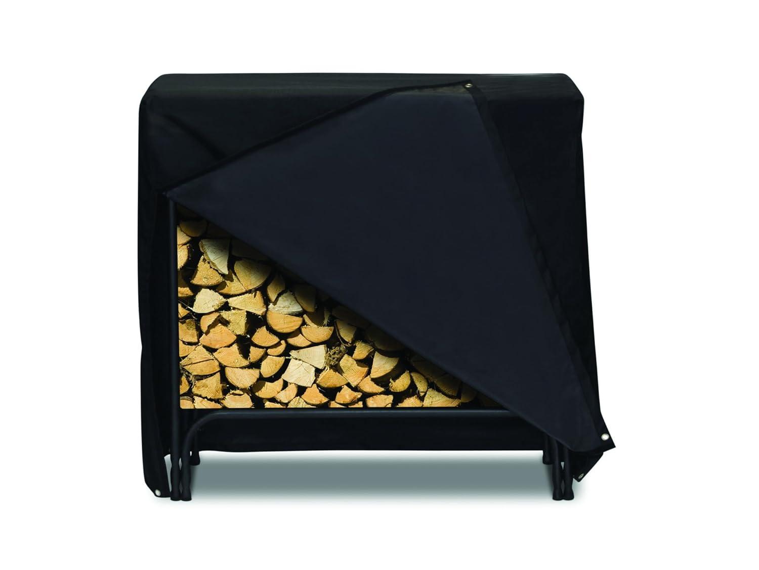 Two Dogs Designs 48 in. Log Rack Cover - Black