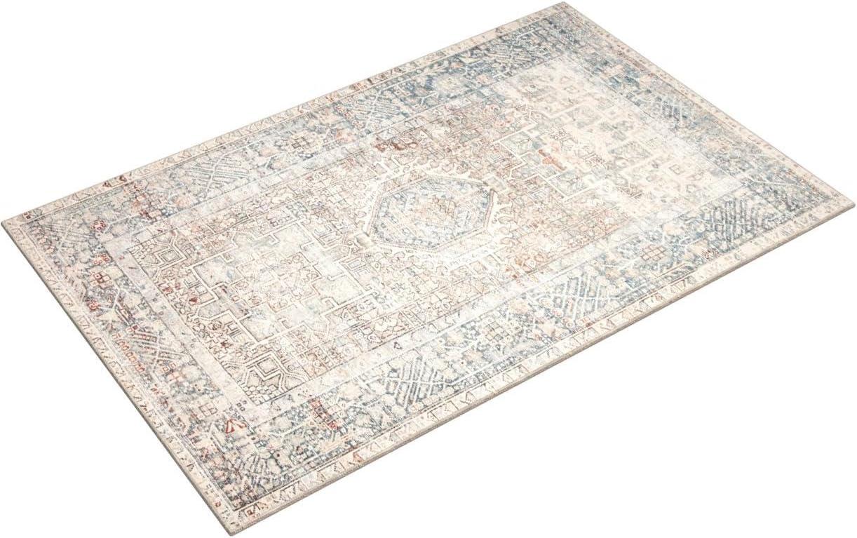 Chris Loves Julia x Loloi Jules Oriental Natural/Ocean Area Rug