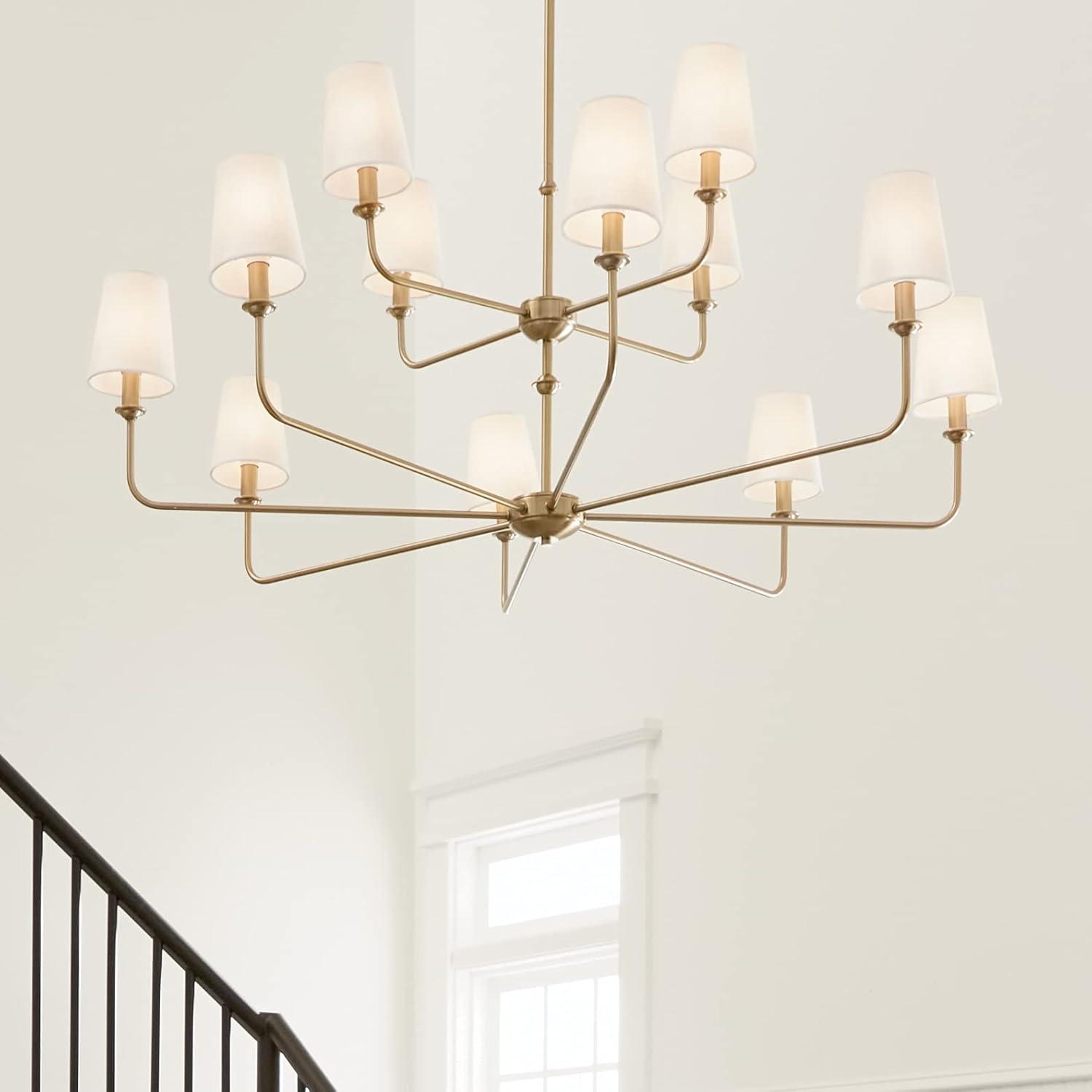 12 - Light Dimmable Classic / Traditional Chandelier