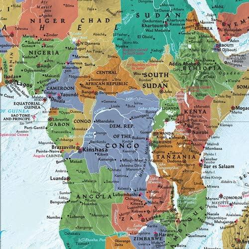 National Geographic Maps World Decorator Wall Map