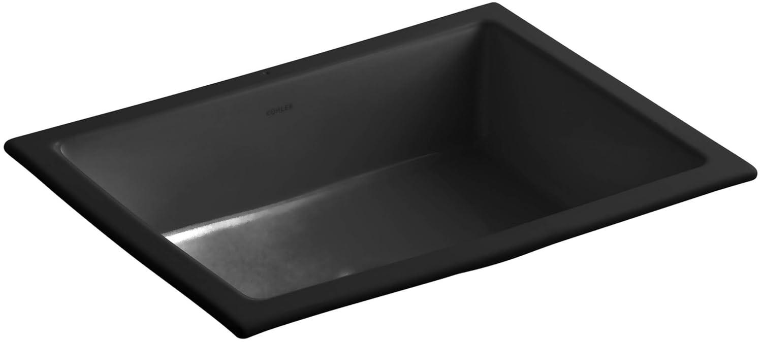 Verticyl Rectangular Undermount Bathroom Sink with Overflow