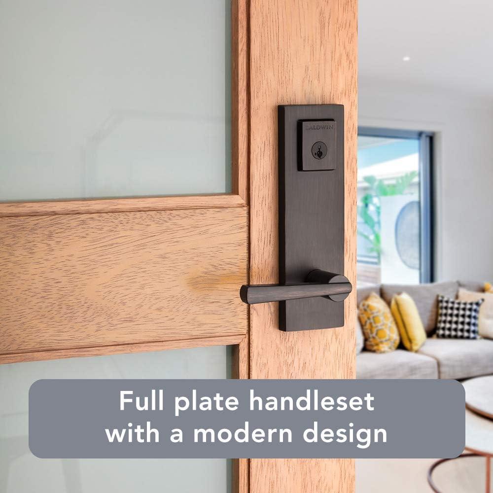 Prestige Complete Entry Lever Set with Single Cylinder Deadbolt and Door Lever