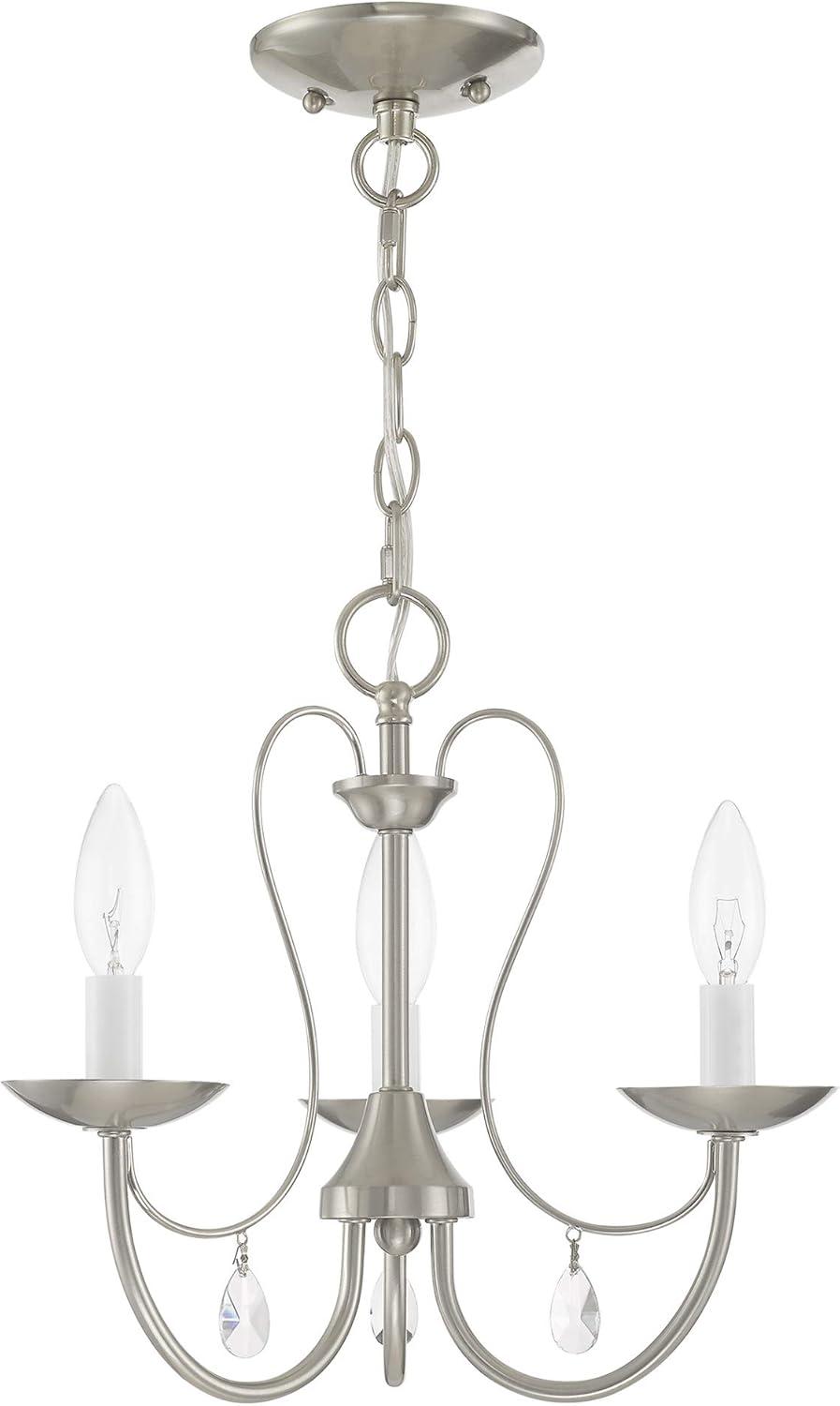 Livex Lighting - Mirabella - 3 Light Chandelier in Farmhouse Style - 14.5 Inches