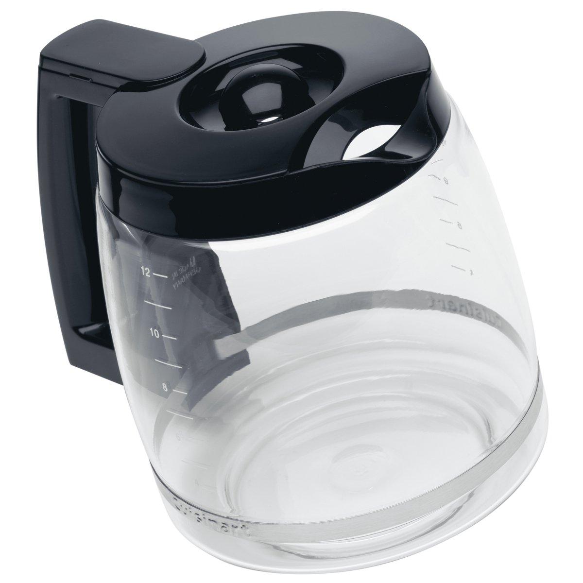Cuisinart DCC-1200PRC 12-Cup Replacement Glass Carafe, Black