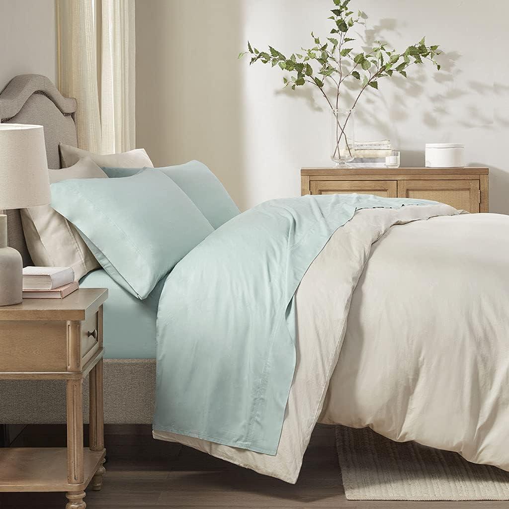 Madison Park Bamboo 250 Thread Count Rayon from Bamboo 4-Piece Sheet Set