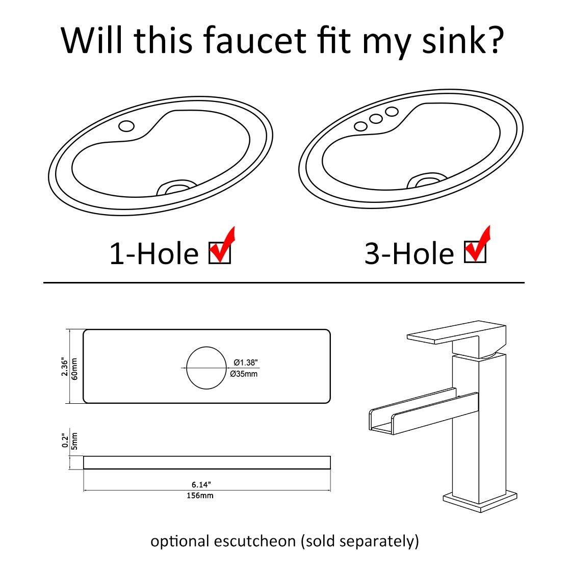 Widespread Single-handle Bathroom Faucet with Drain Assembly