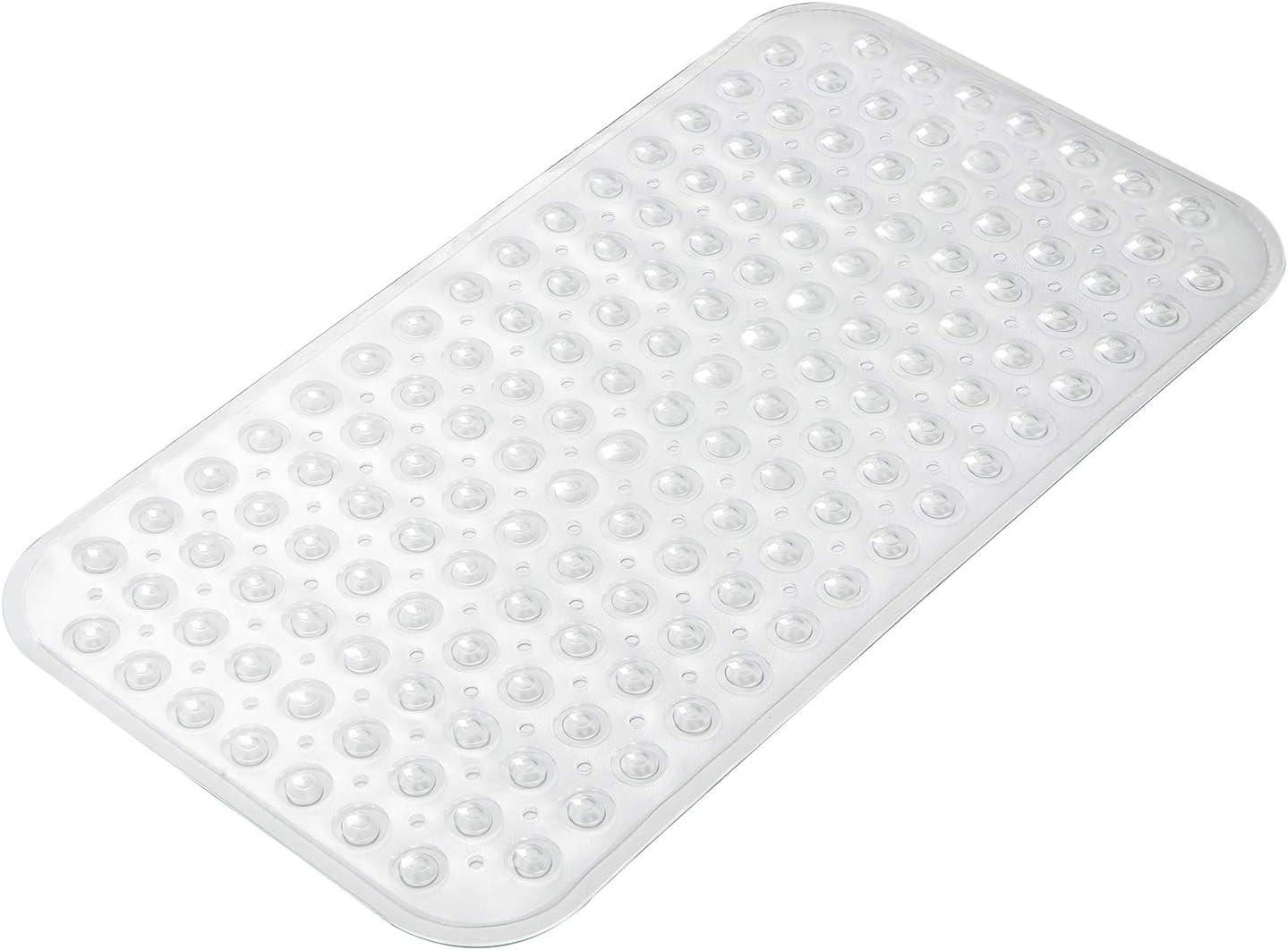 Clear PVC Non-Slip Bath Tub Mat with Suction Cups