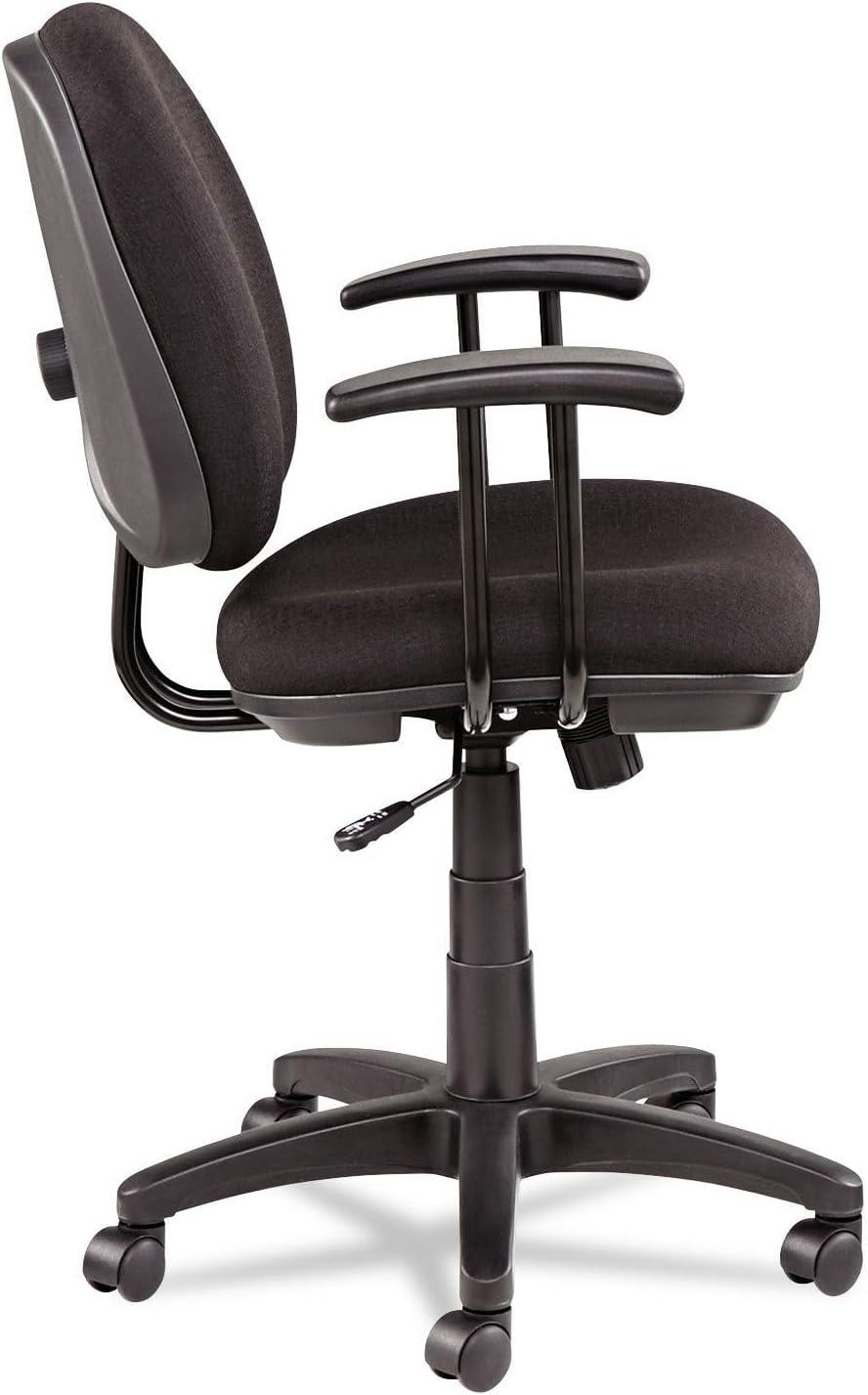 Alera Interval Series Swivel/Tilt Task Chair, Supports Up to 275 lb, 18.42" to 23.46" Seat Height, Black