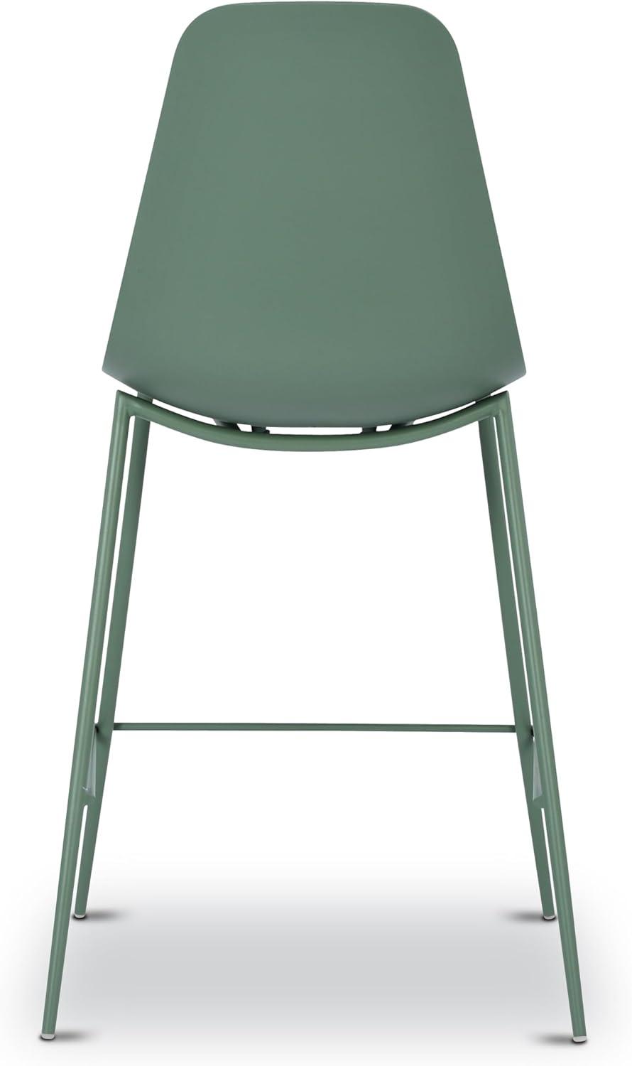 Poly and Bark Poly & Bark Isla Counter Stool (Set of 3) - 25" Seat Height Pistachio Green