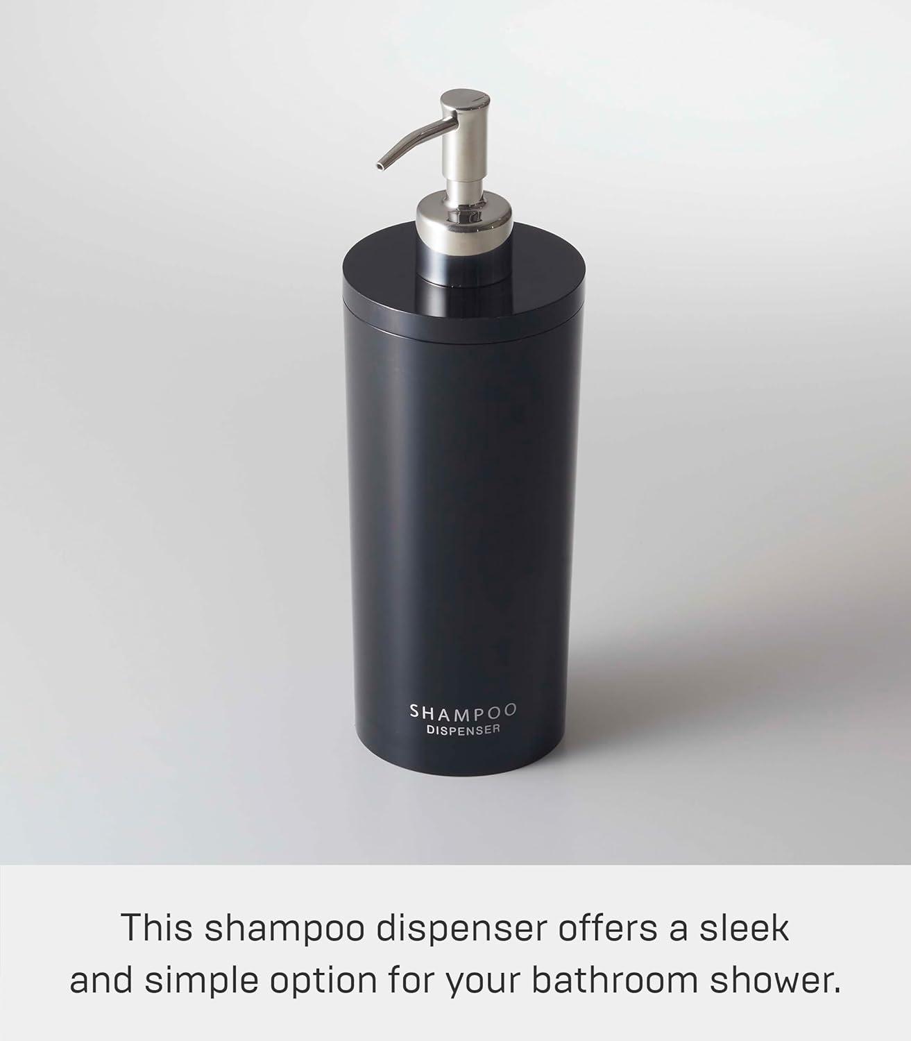 Tower Yamazaki Home Shampoo Dispenser, Contemporary Bottle Pump For Shower, Shampoo, 16.9 fluid oz.