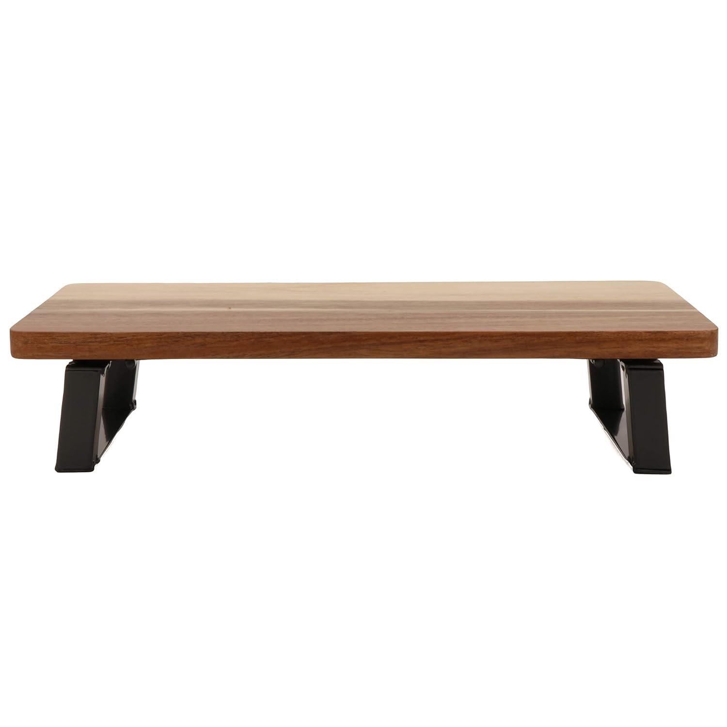 G.E.T. G.E.T. Walnut Wood Display Riser Buffet Accessory