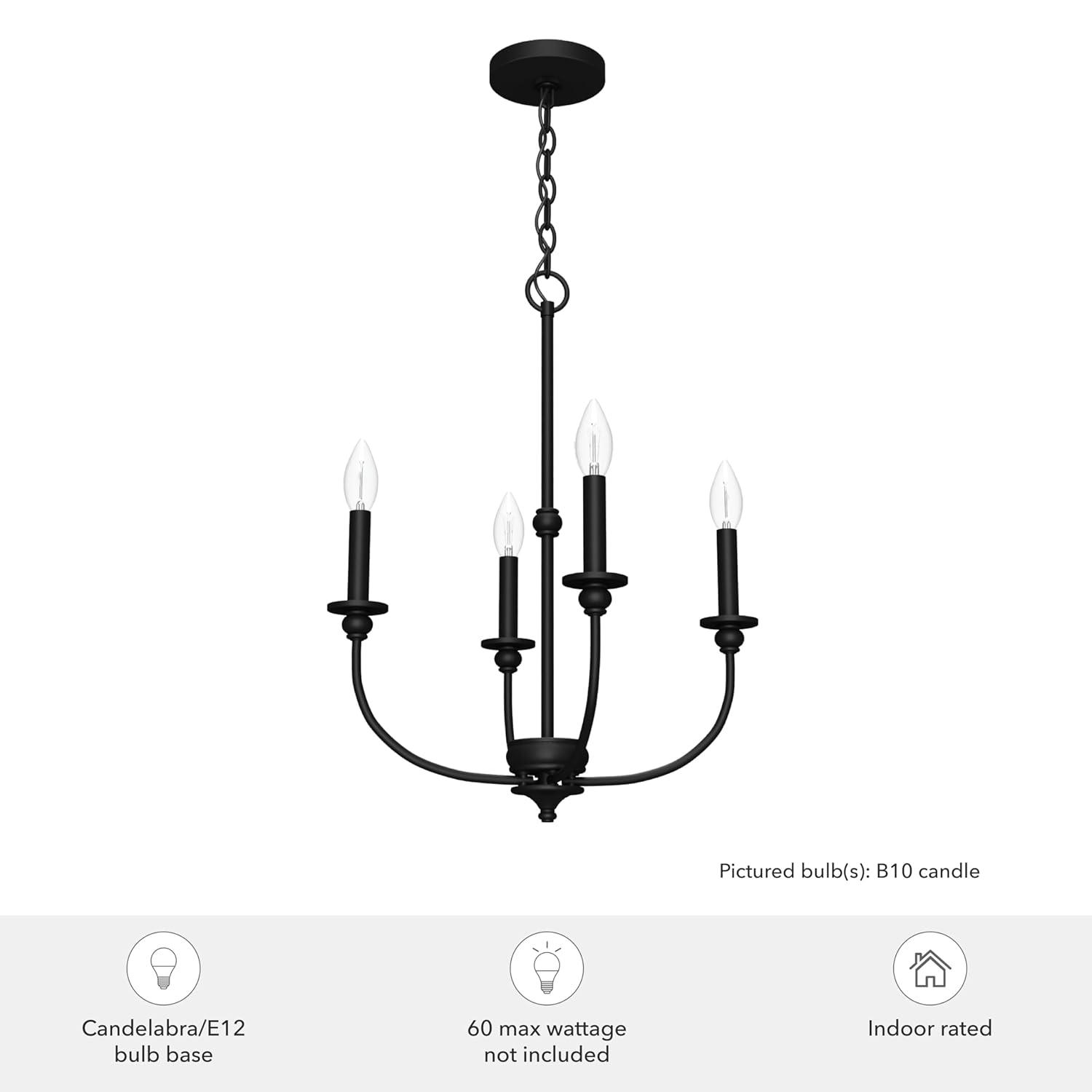 Hunter Southcrest 4 Light Chandelier Ceiling Light Fixture