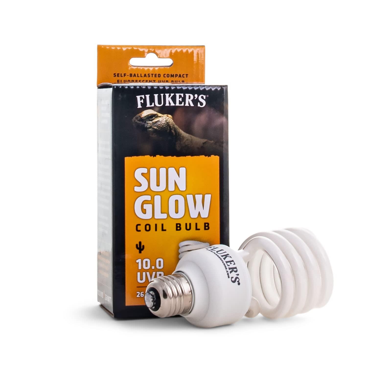 Flukers  26 watt Sun Glow Coil Bulb Desert 10.0 UVB