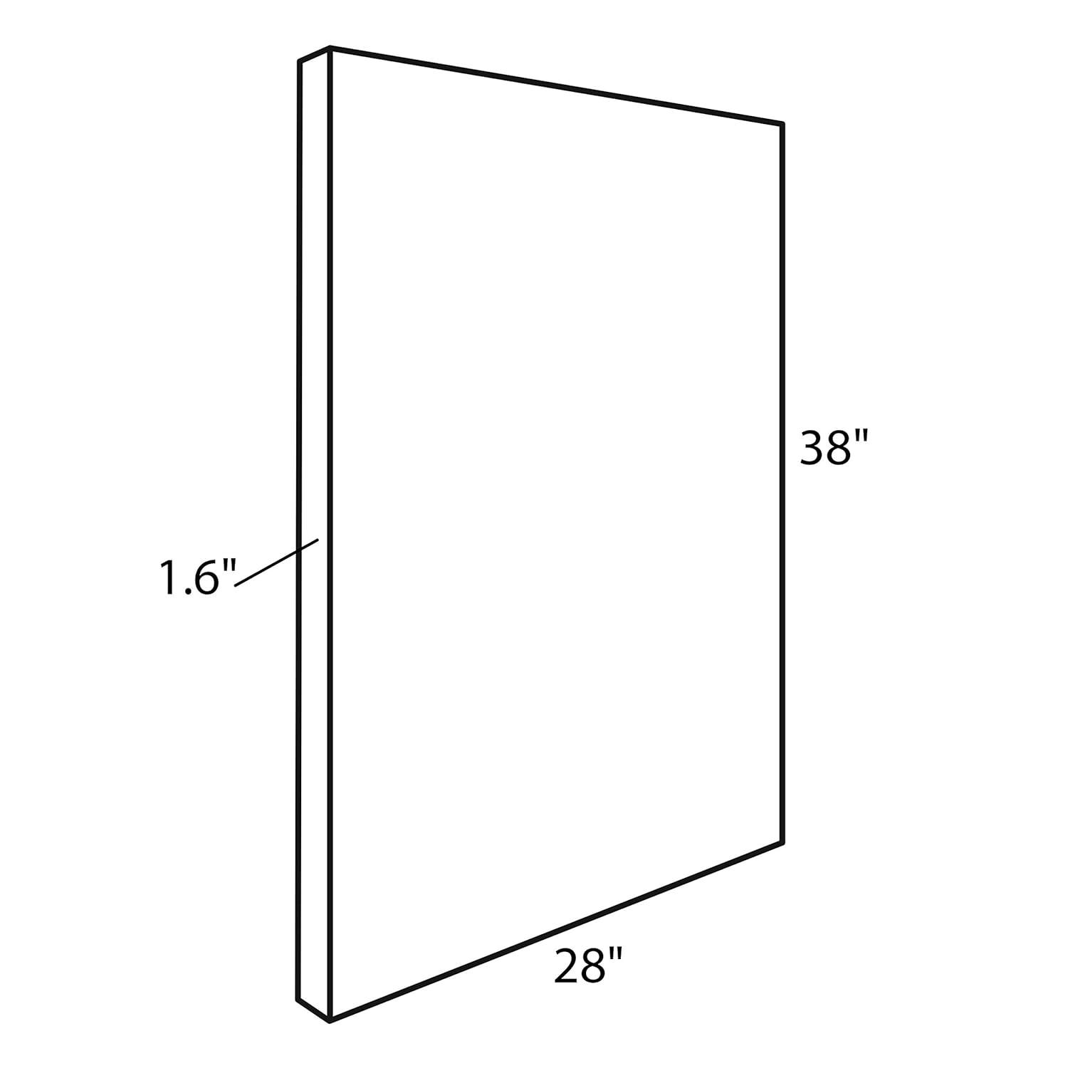 28" x 38" Sylvie 869 Going in Circles Framed Canvas by Teju Reval of SnazzyHues Gold: Modern Wall Art