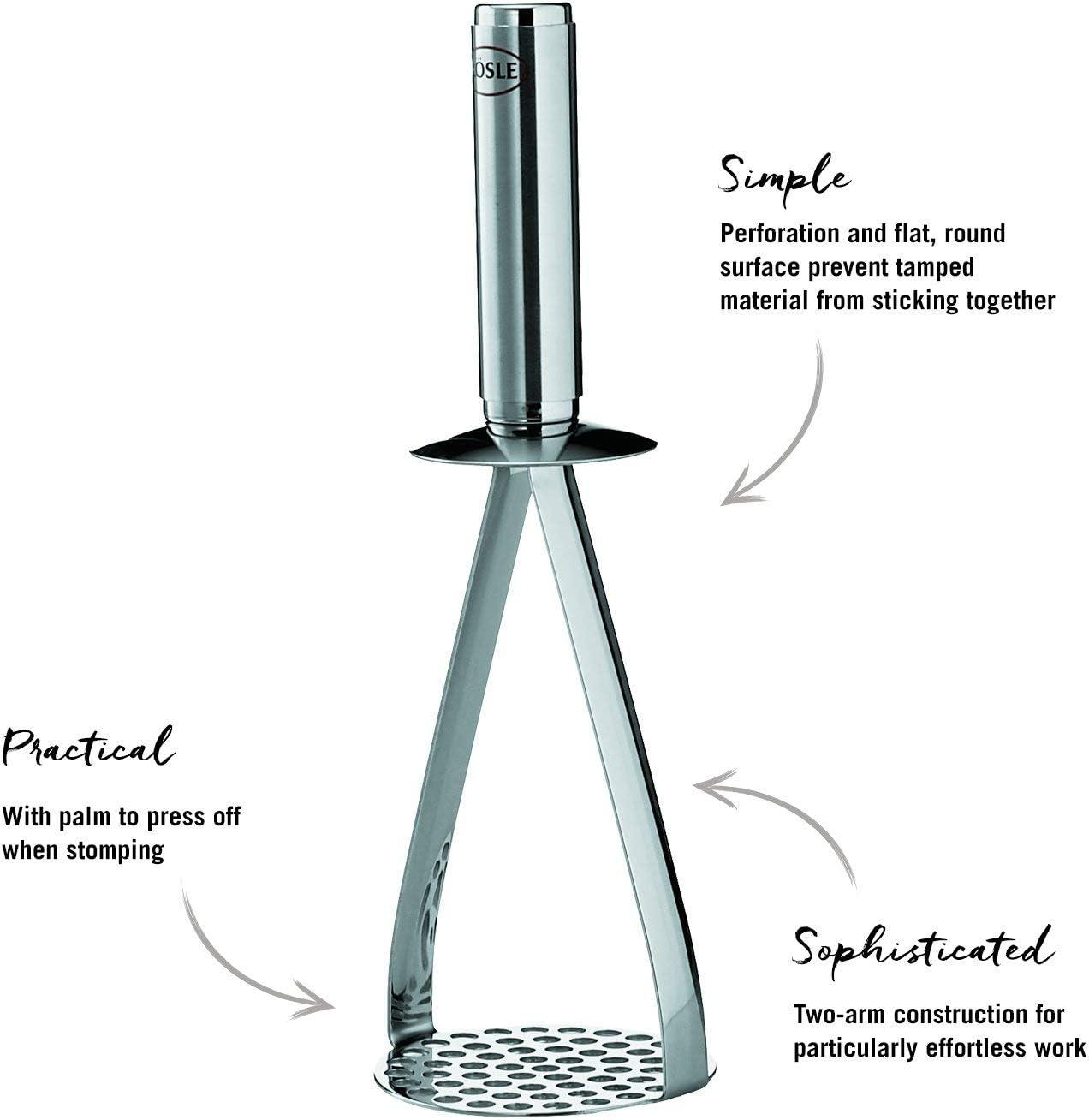 Rosle Potato Masher, Stainless Steel