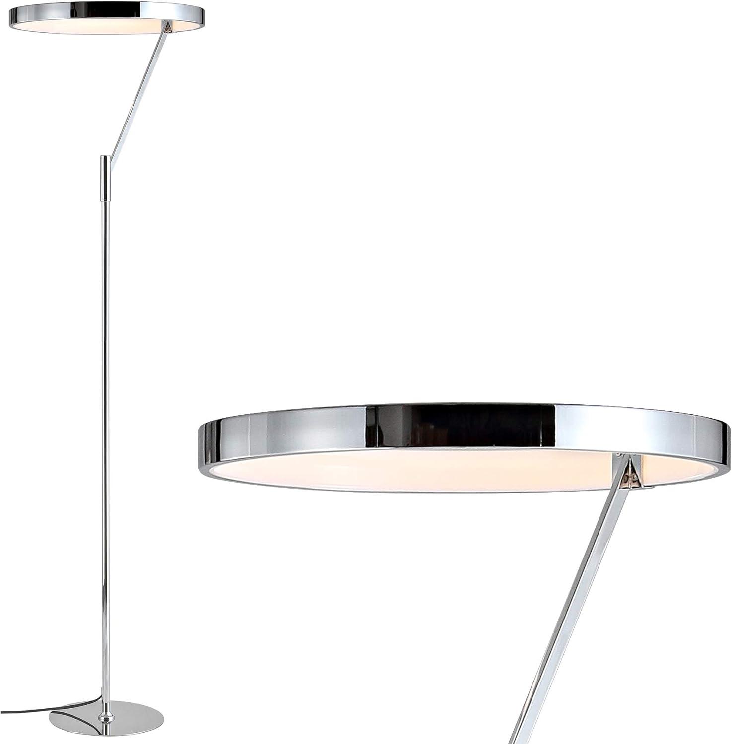 JONATHAN Y Owen Integrated LED Metal Floor Lamp