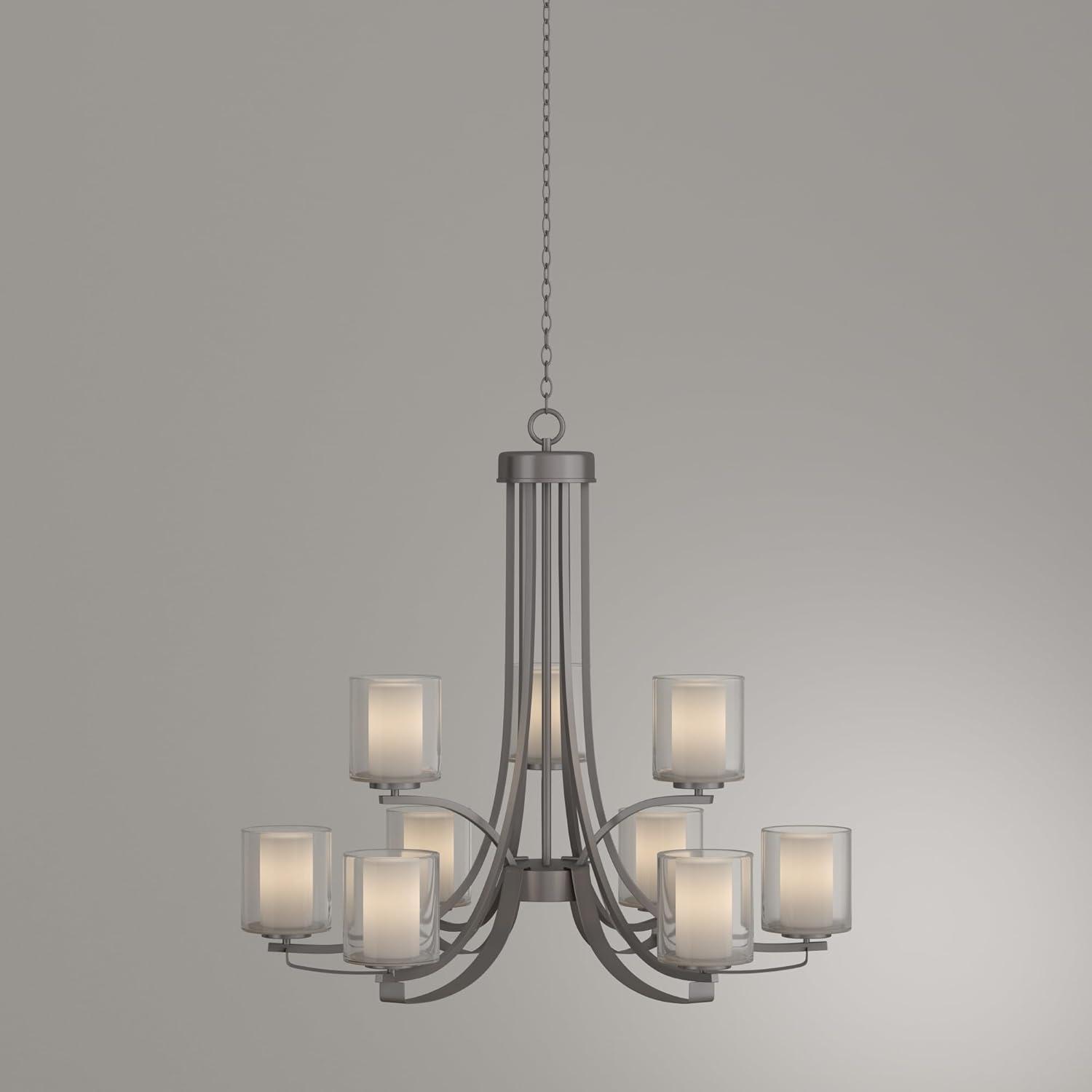Minka Lavery - Parsons Studio - Chandelier 9 Light in Transitional Style - 28.5