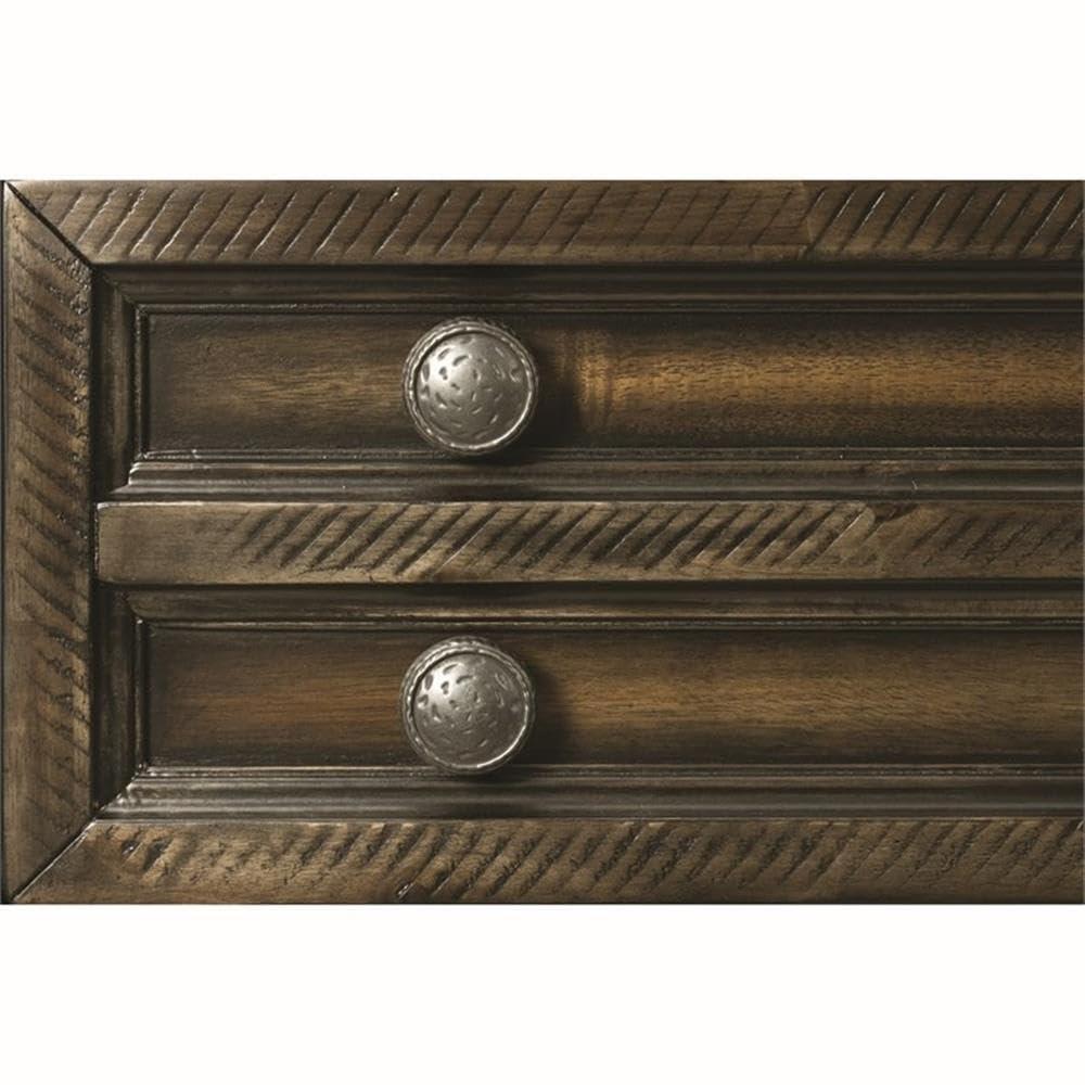 Picket House Furnishings Johnny 2 Drawer Nightstand in Smokey Walnut