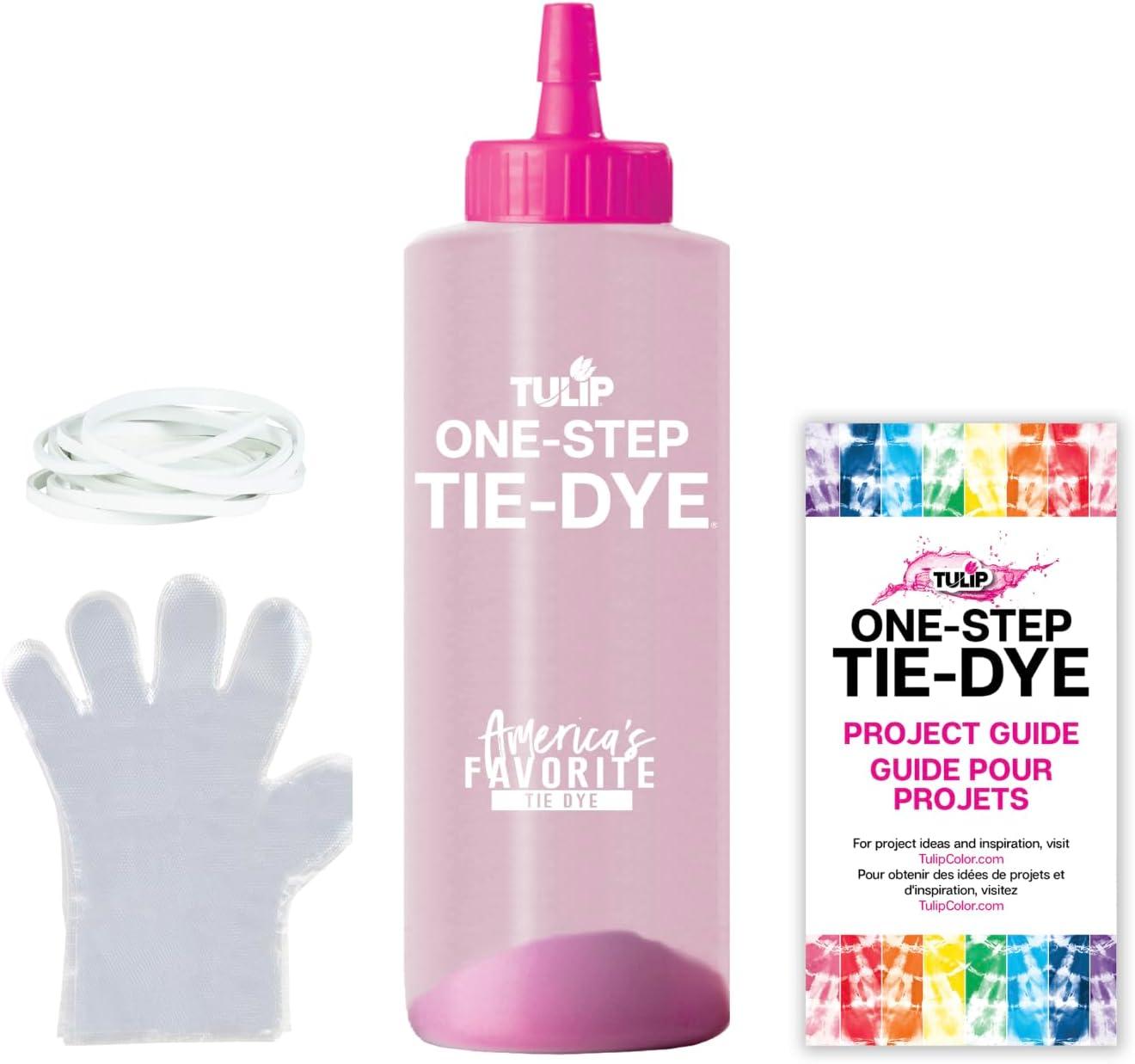 Tulip Mess-Free One Step Fashion Dye, 0.14 oz Bottle, Fuchsia