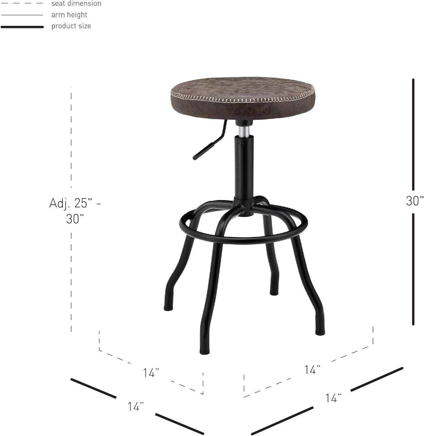 New Pacific Direct Eaton Gaslift Bar Stool