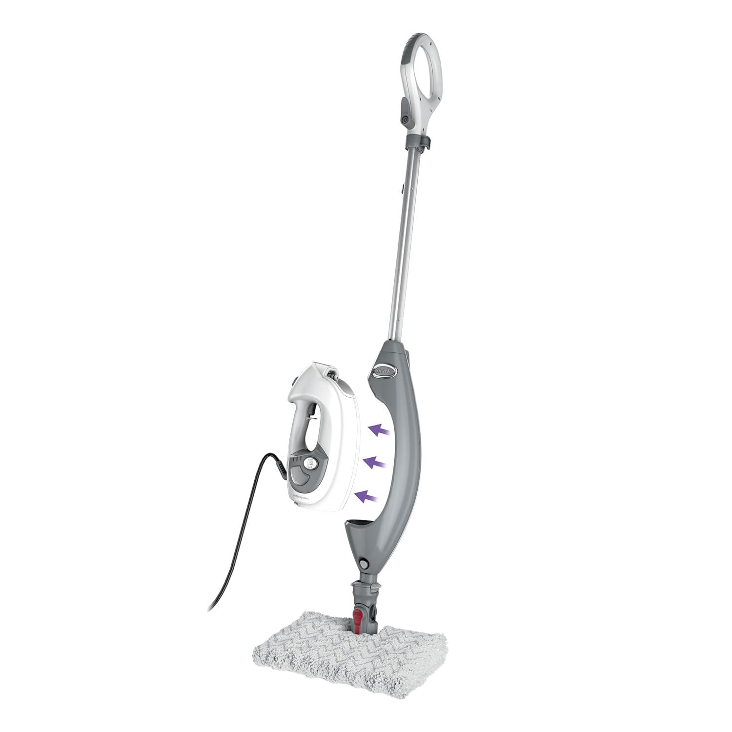 Shark Lift-Away Pro Steam Mop with Handheld Steamer, 3 Modes, Steam Blaster, Intelli-Mop Head - For Floors, Above-Floors & Garments
