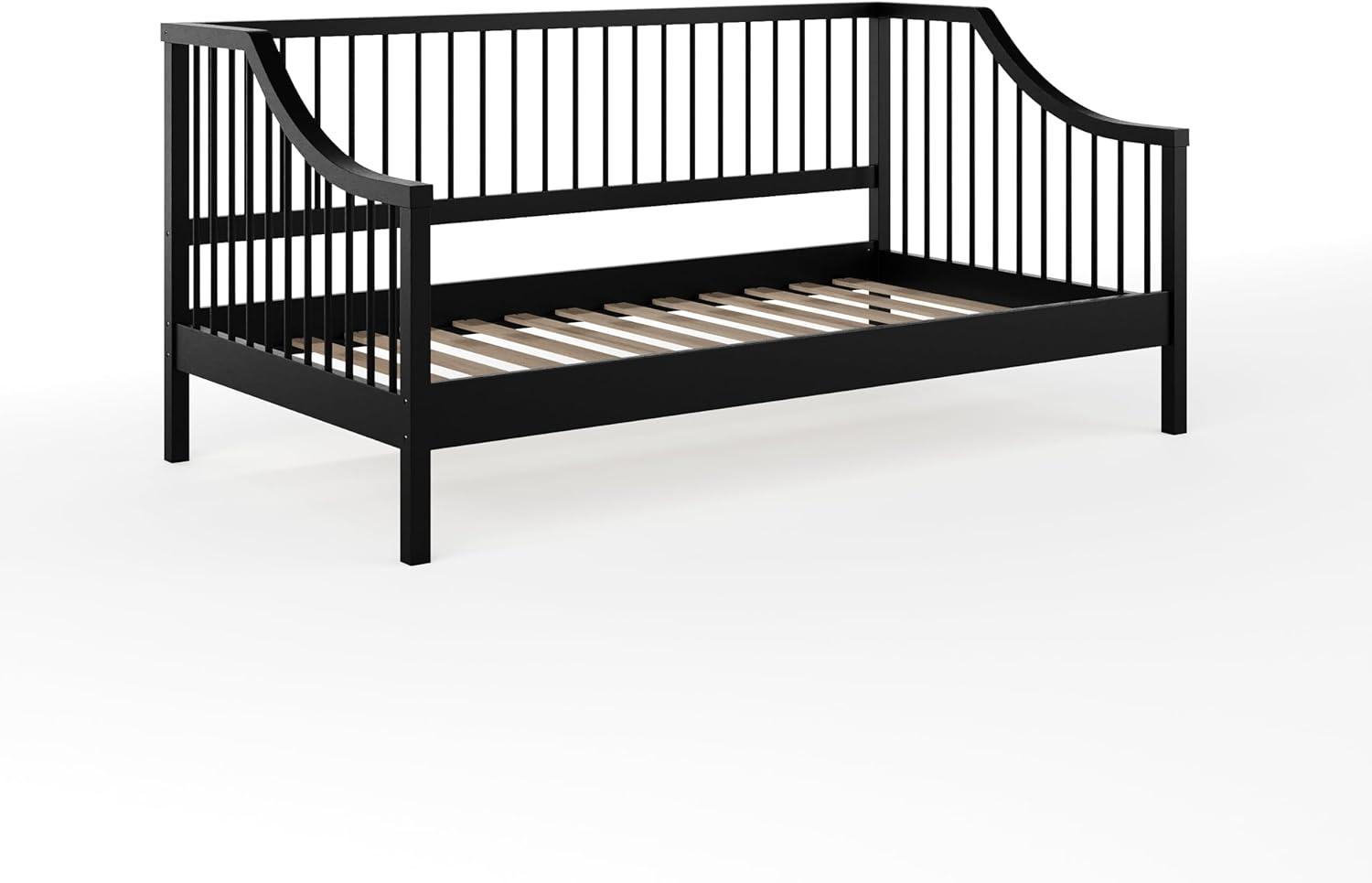 Martha Stewart Martha Stewart Neely Wooden Platform Daybed With Spindles And Wood Slat Foundation