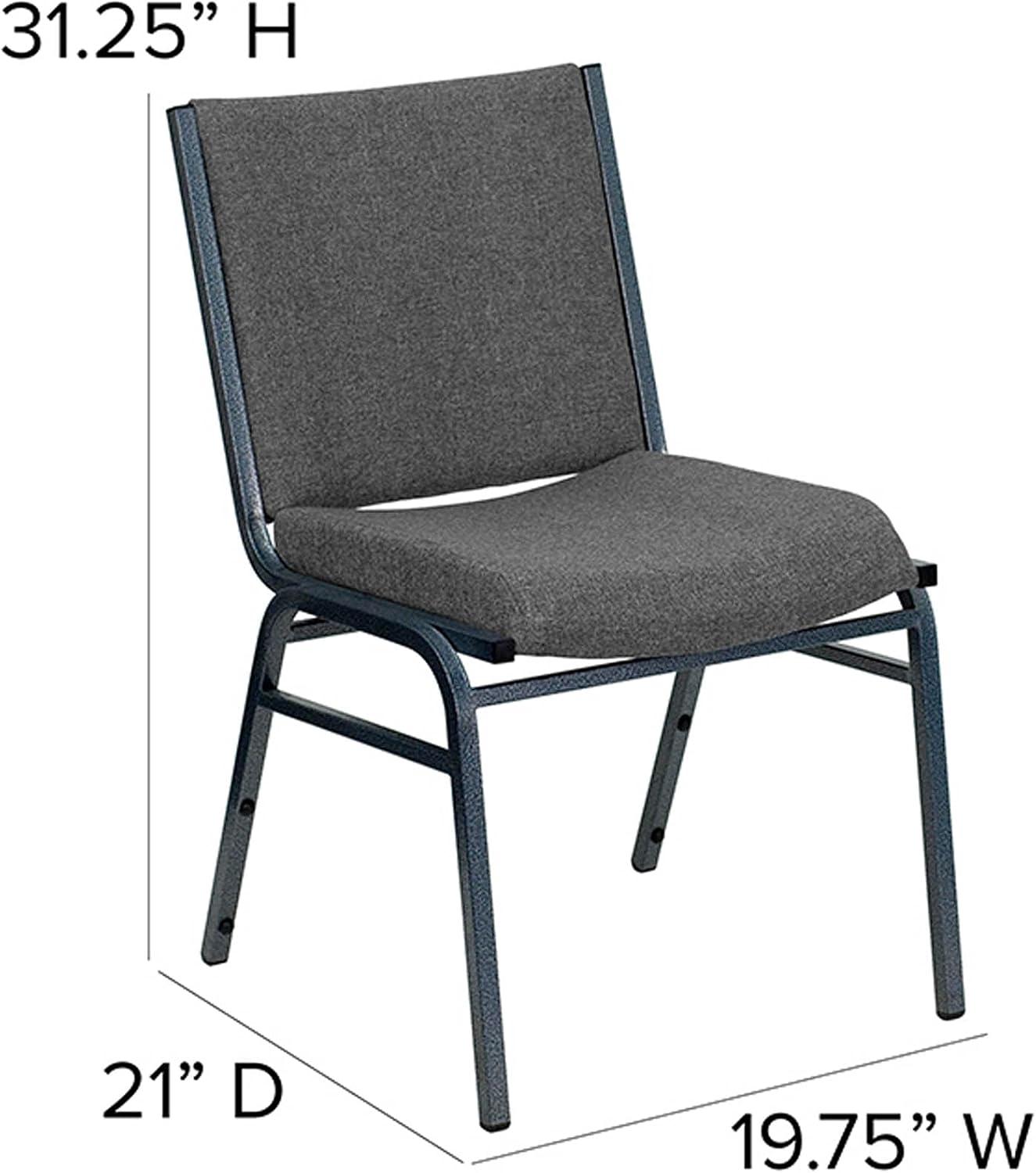Flash Furniture HERCULES Series Heavy Duty Gray Fabric Stack Chair