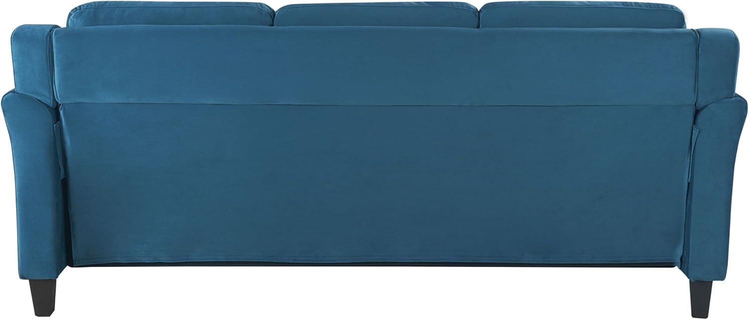 Lifestyle Solutions Harper Sofa Blue Velvet