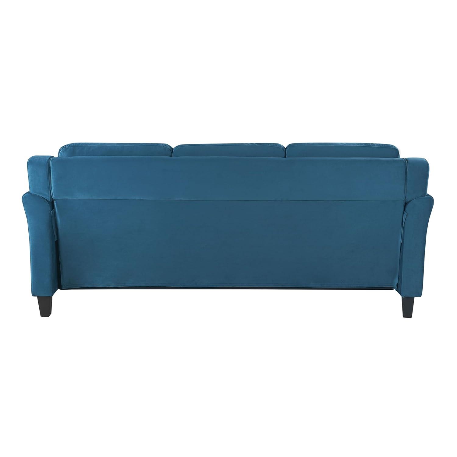 Lifestyle Solutions Harper Sofa Blue Velvet