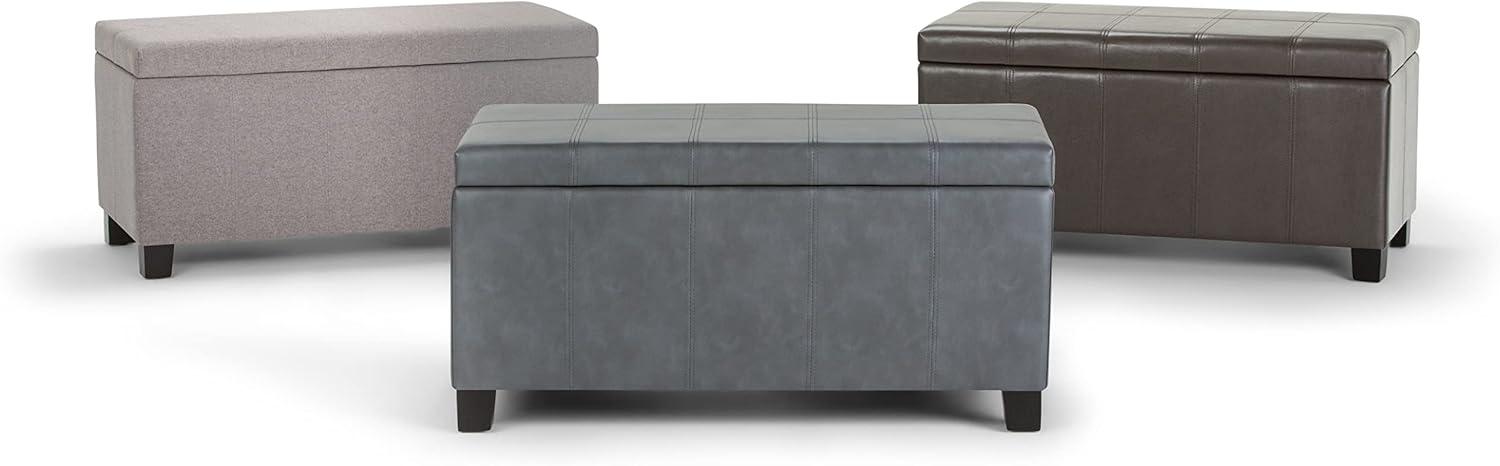 Simpli Home Dover Storage Ottoman Bench,Assembled