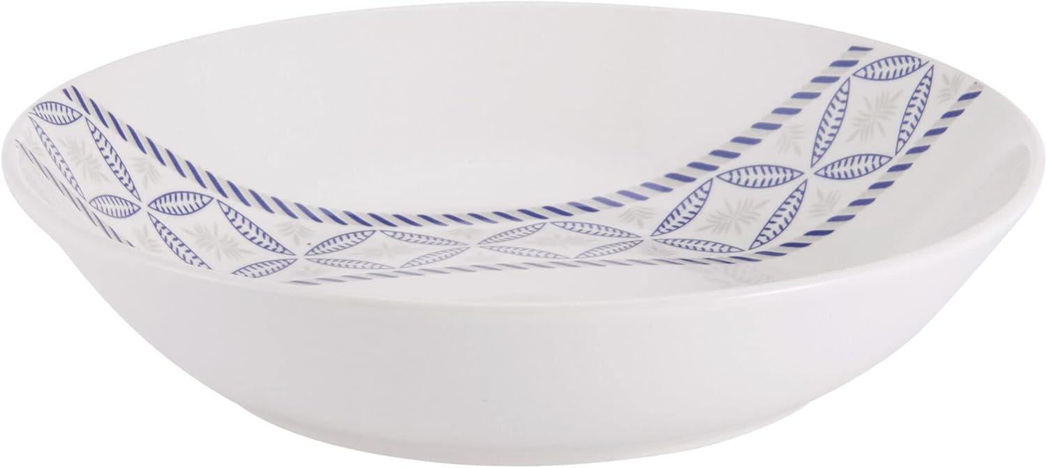 Preslie 18-Piece Porcelain Dinnerware Set, Service for 6