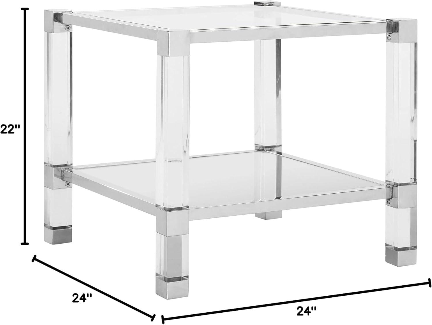 Angie End Table - Brass - Safavieh.