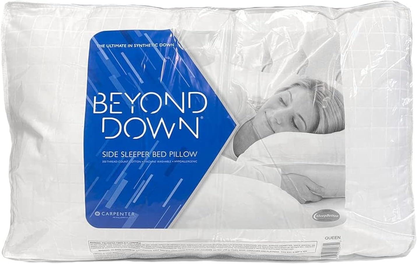 Beyond Down Gel Fiber Side Sleeper Pillow, Standard/Queen