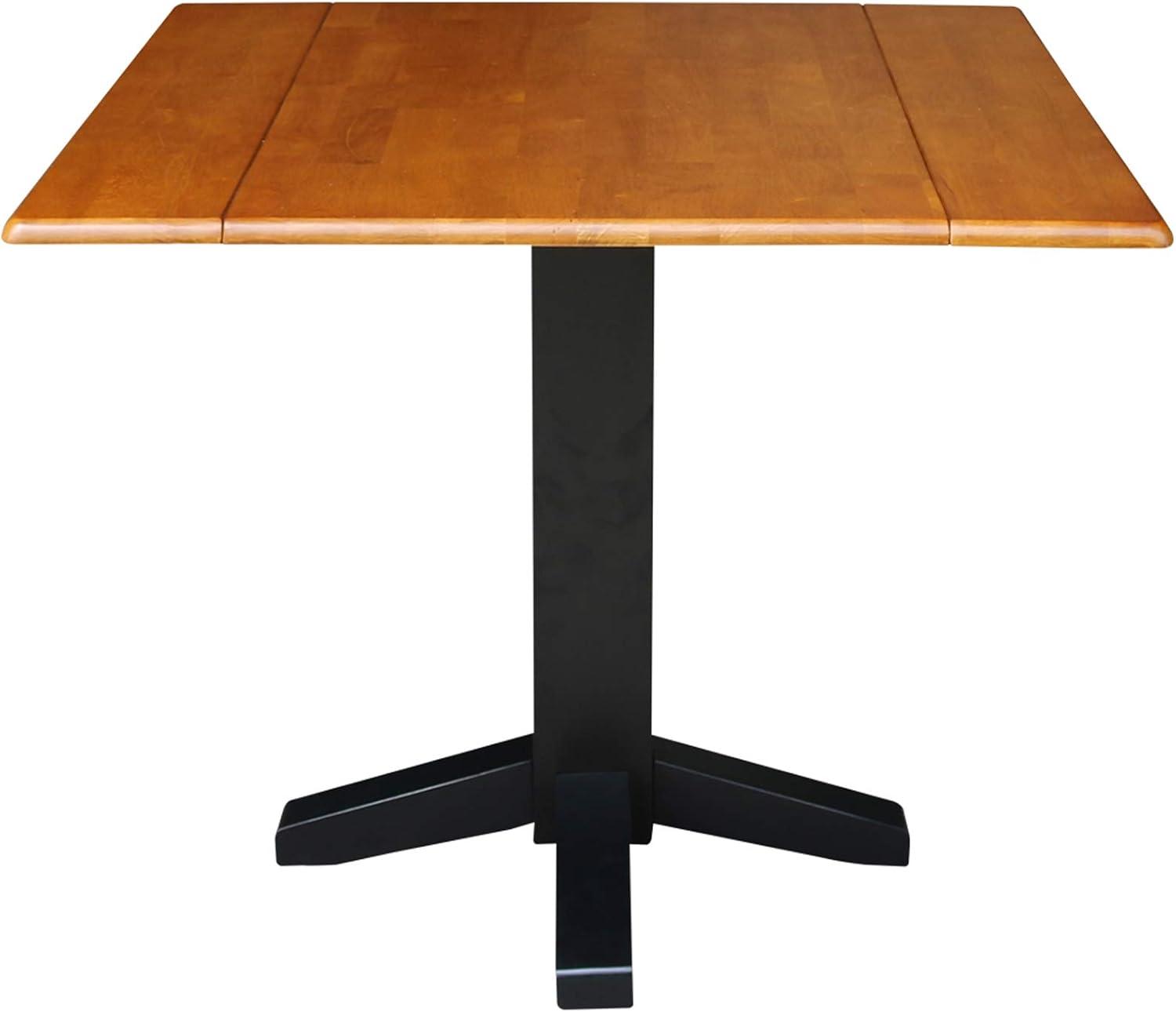 36" Sanders Square Dual Drop Leaf Dining Table - International Concepts