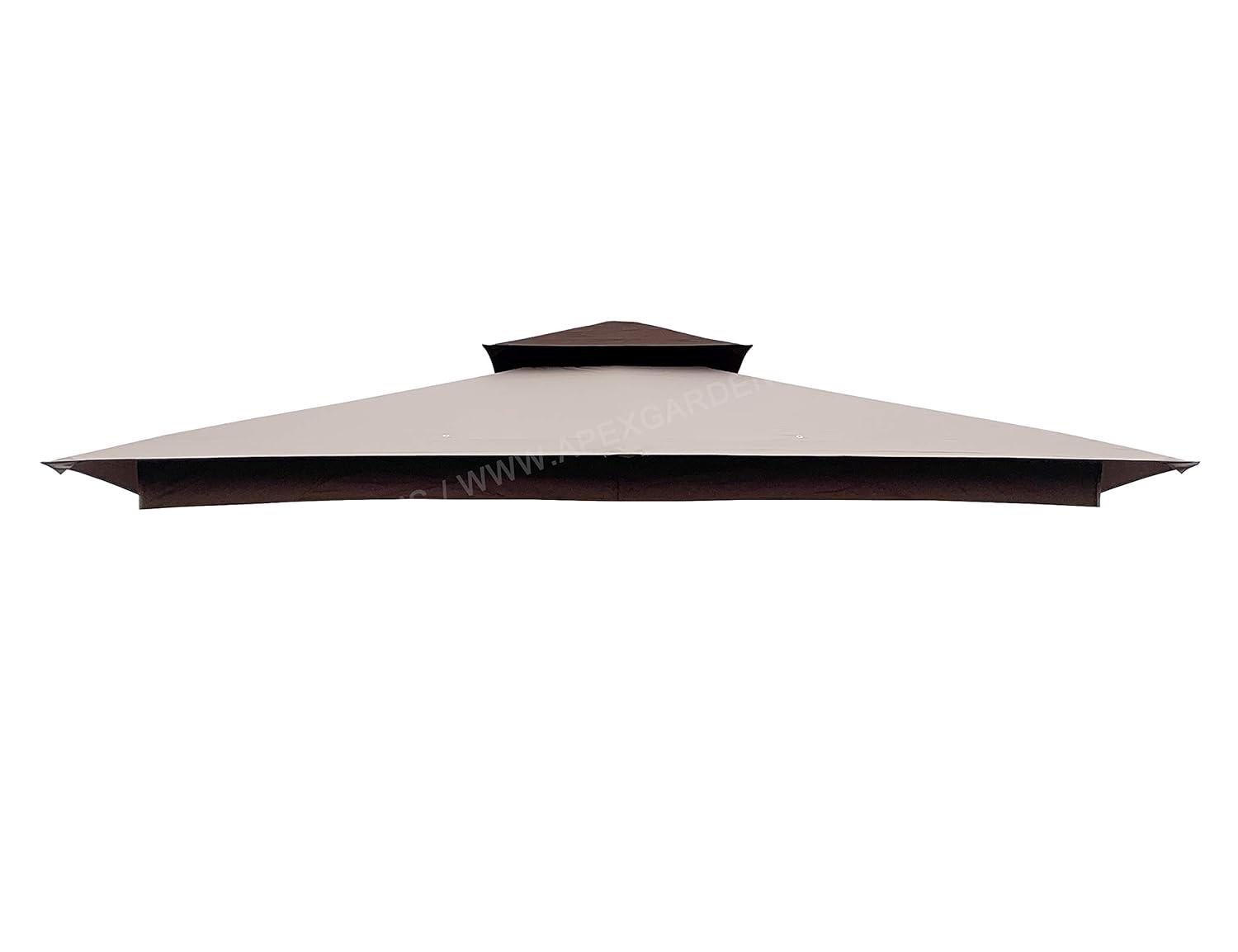 APEX GARDEN Replacement Canopy Top for 8' x 8' Gazebo #L-GZ375PST, L-GZ375PST-3