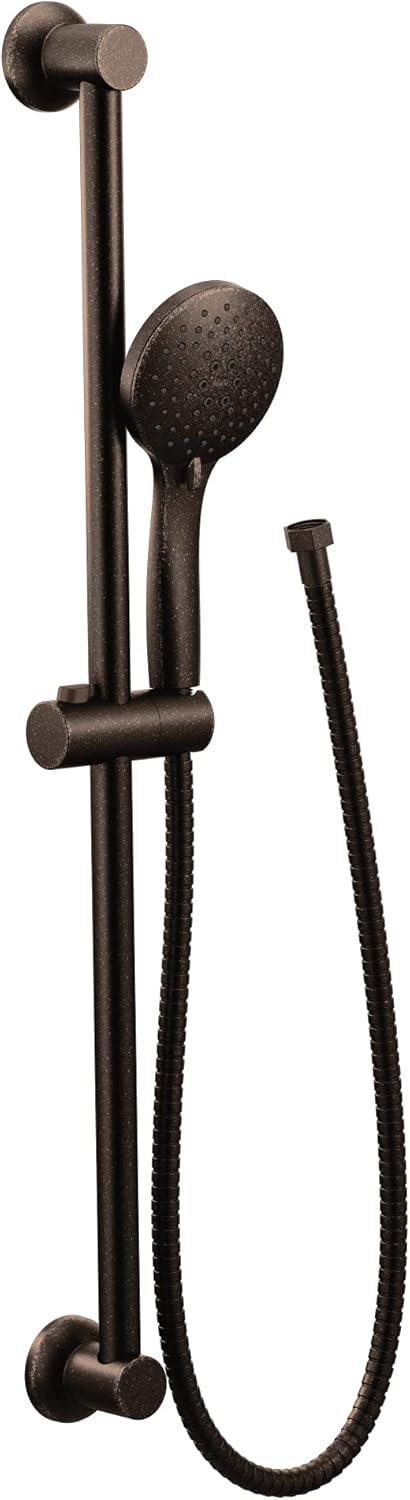 Oil Rubbed Bronze Eco-Performance Handheld Shower with Slide Bar